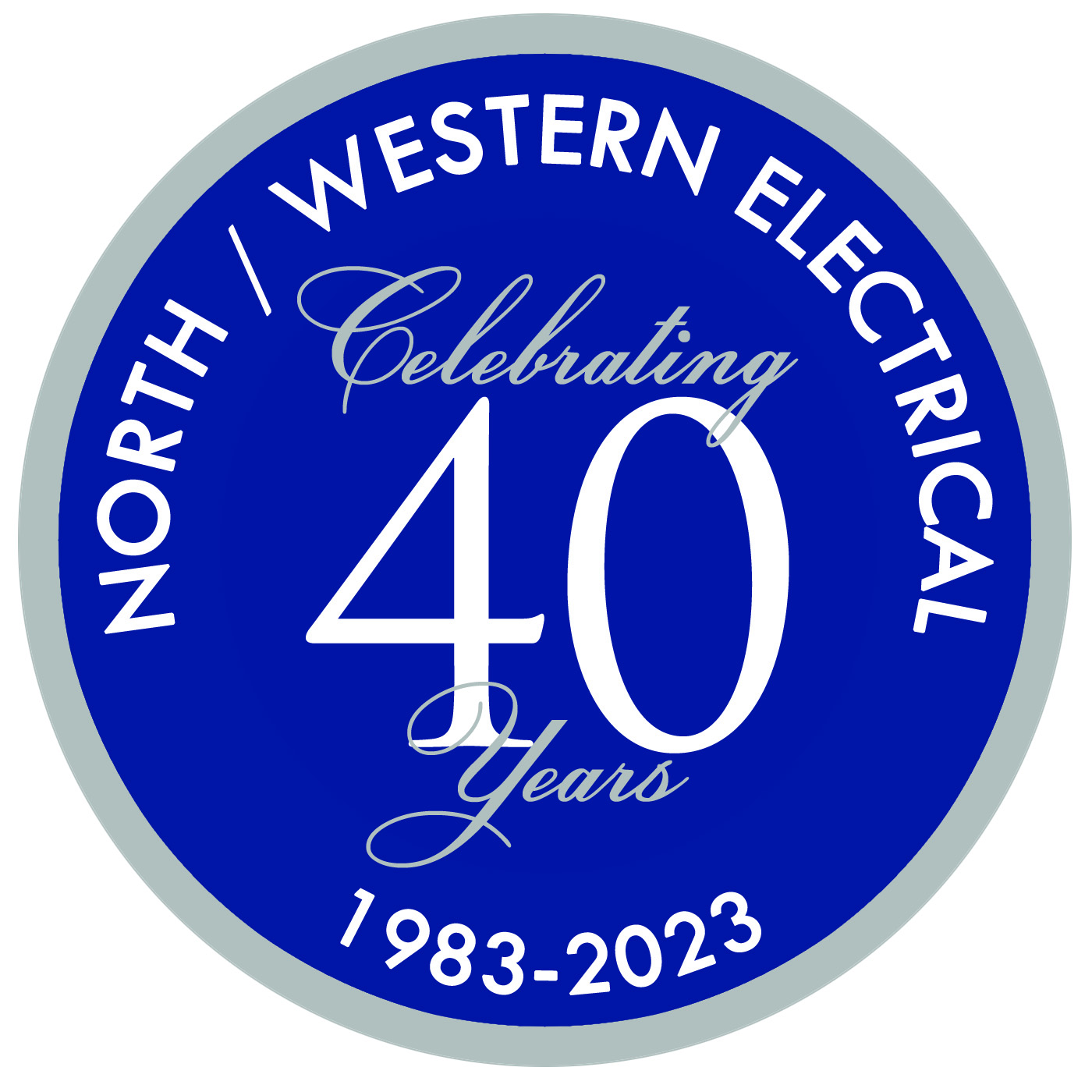 NorthWesternElectrical Anniversary Logo 40